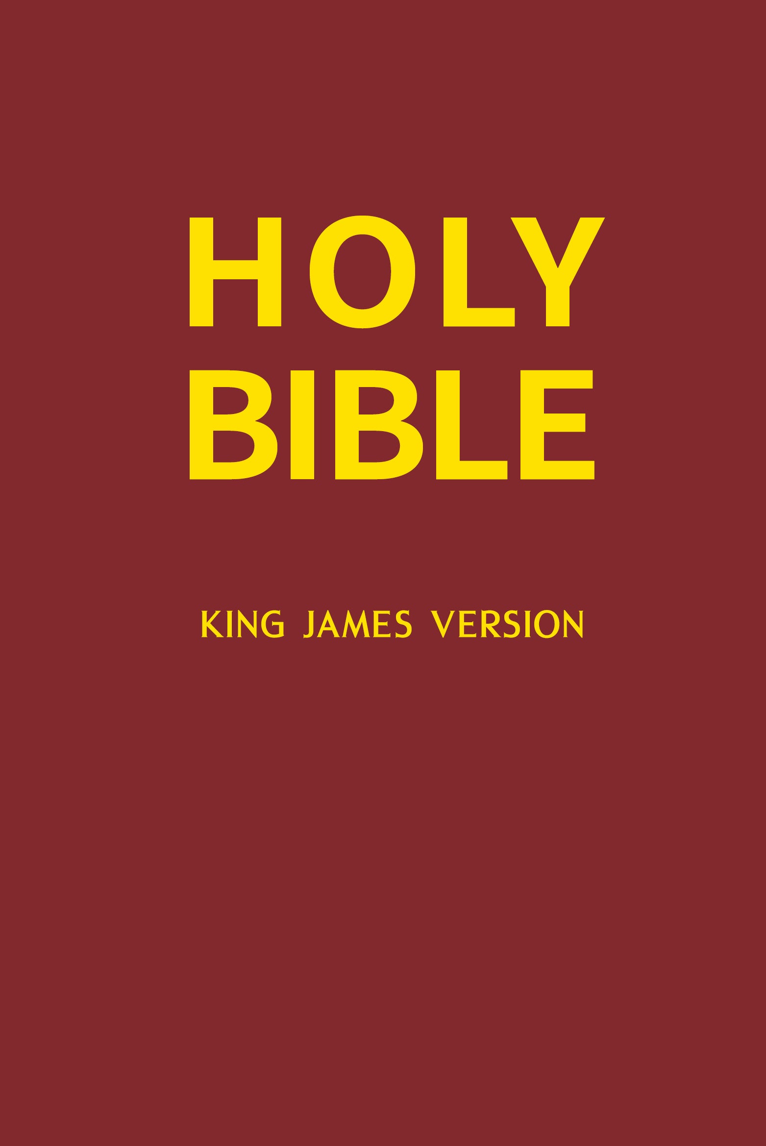 Holy Bible(버건디)