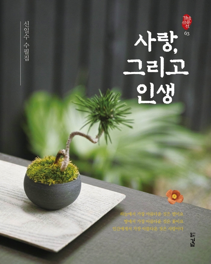 사랑, 그리고 인생(경남산문선 63)