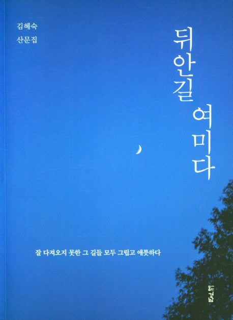 뒤안길 여미다