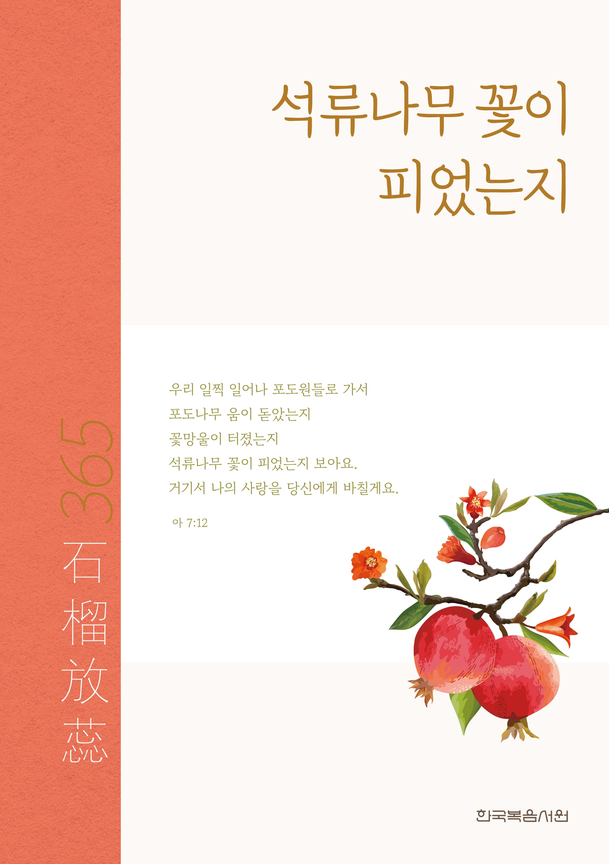 석류나무 꽃이 피었는지(반양장)