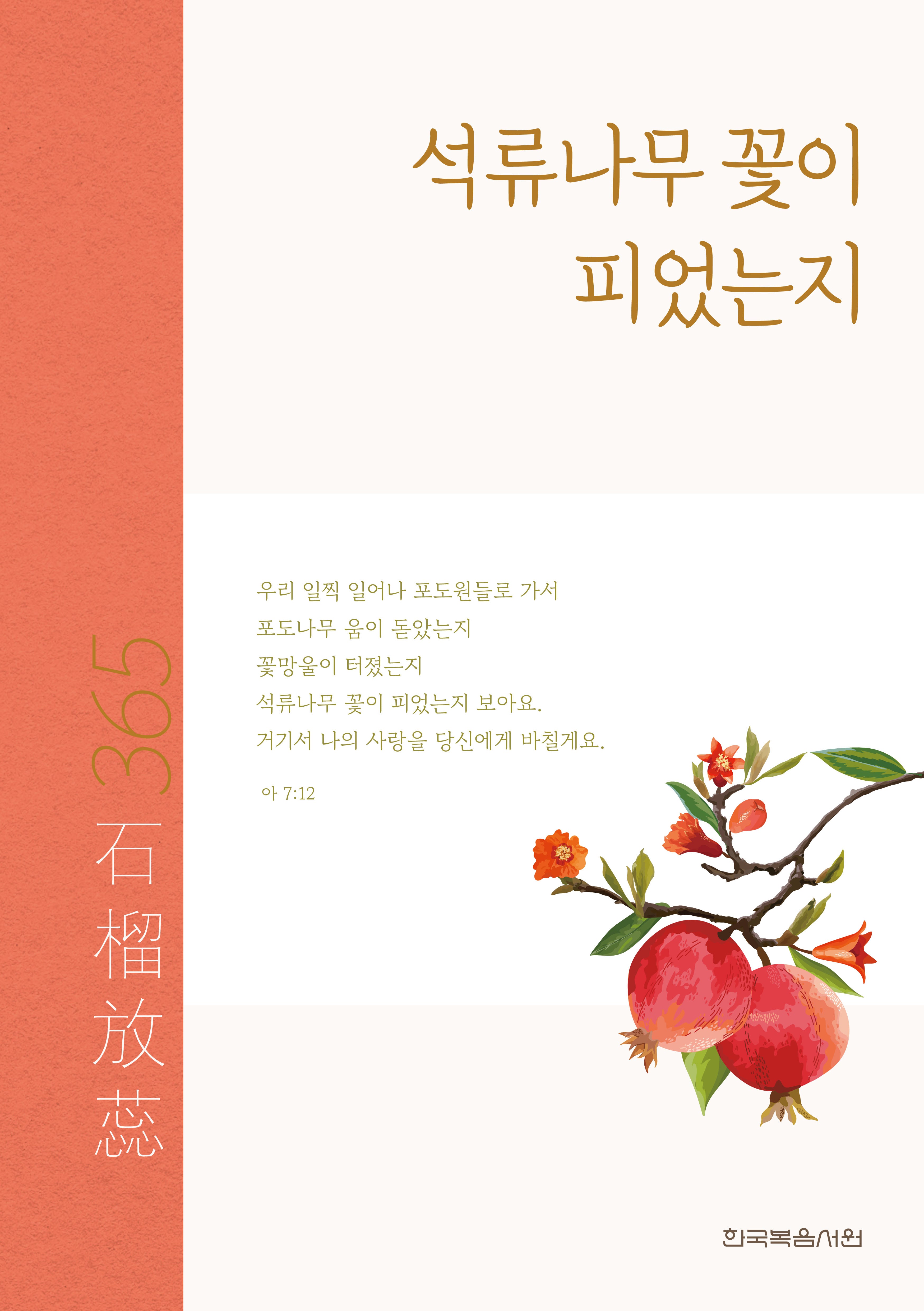 석류나무 꽃이 피었는지(반양장)