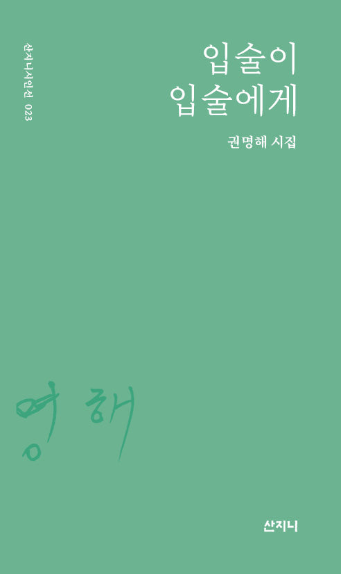 입술이 입술에게(산지니시인선 23)