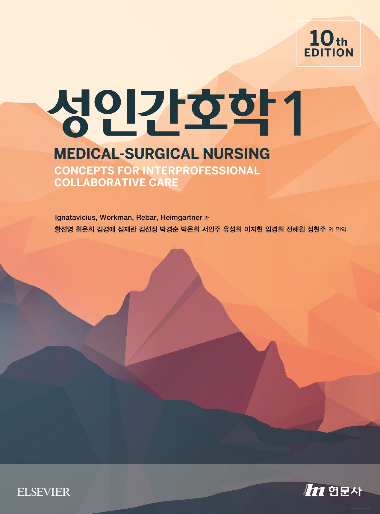 성인간호학 1(10판)(양장본 Hardcover)