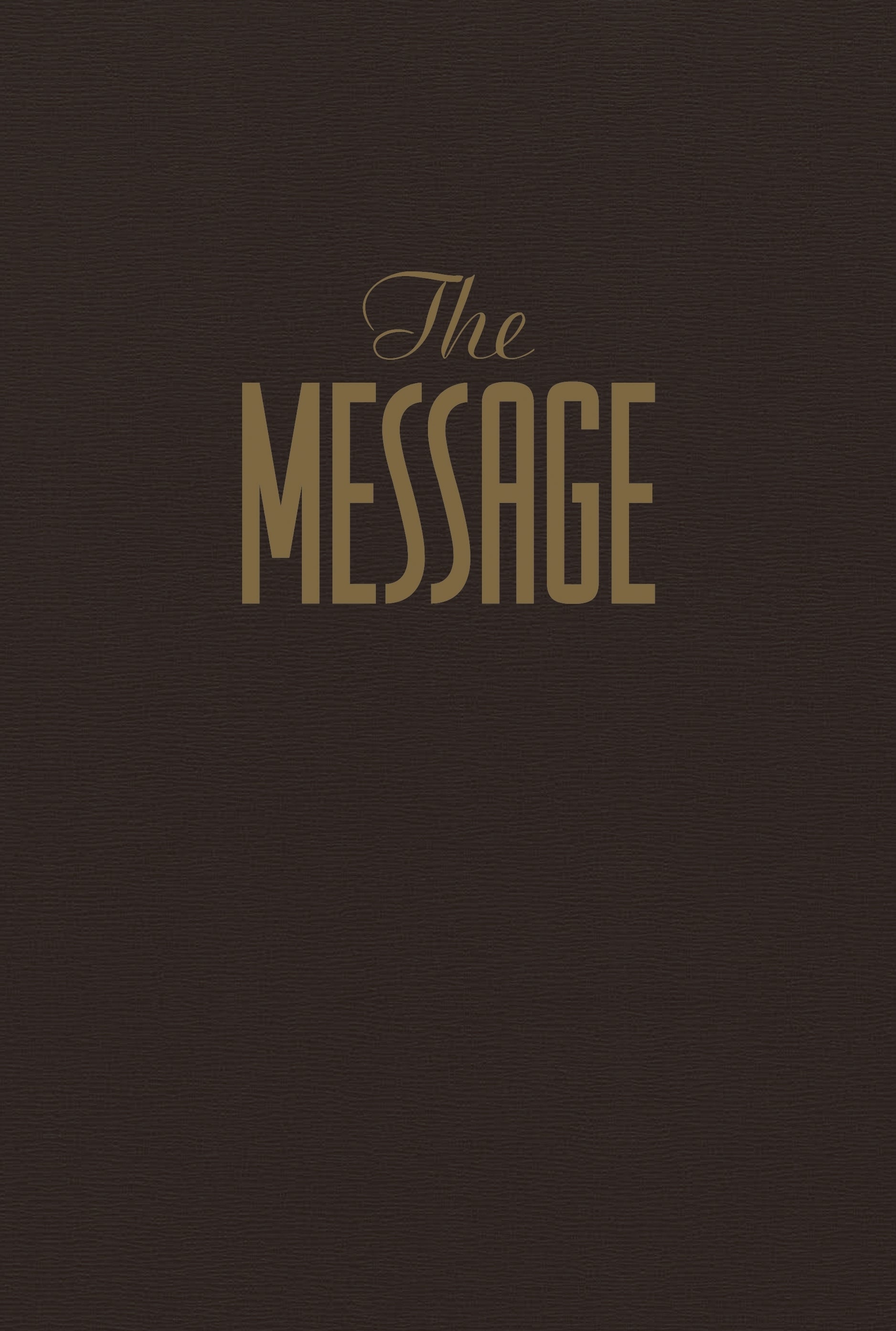 The Message(메시지 완역본)(가죽장정)(다크브라운)
