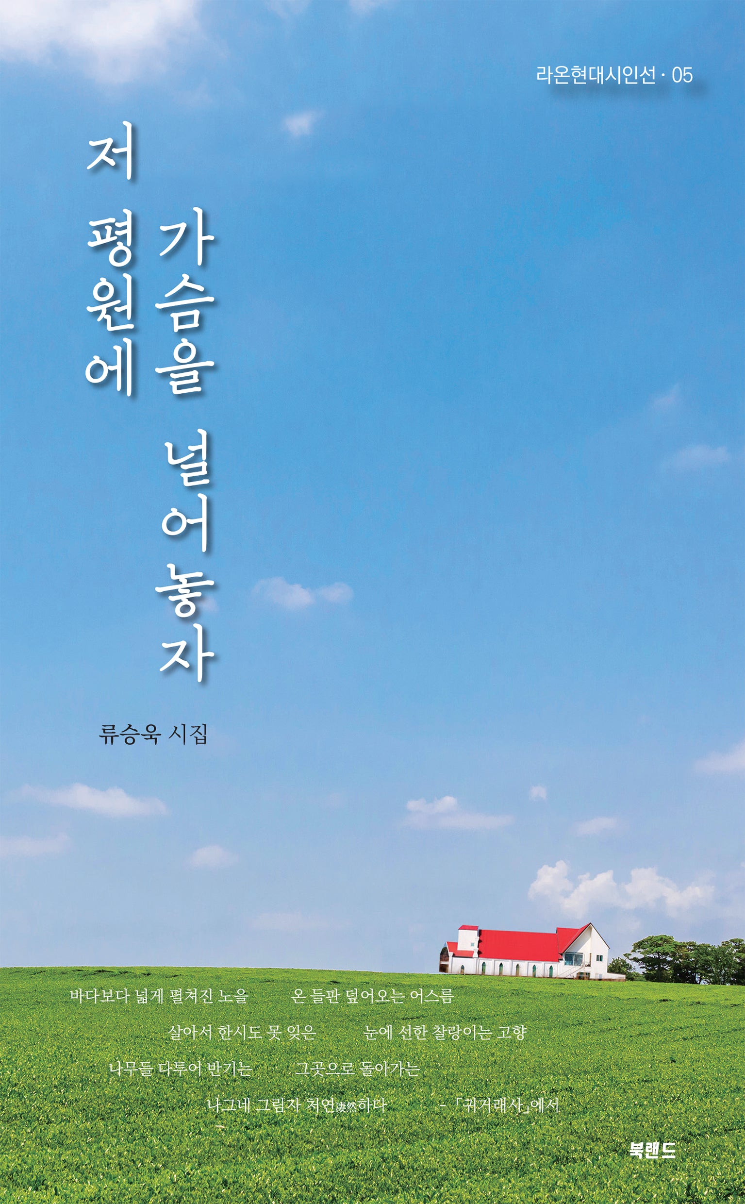 저 평원에 가슴을 널어놓자(라온현대시인선 5)