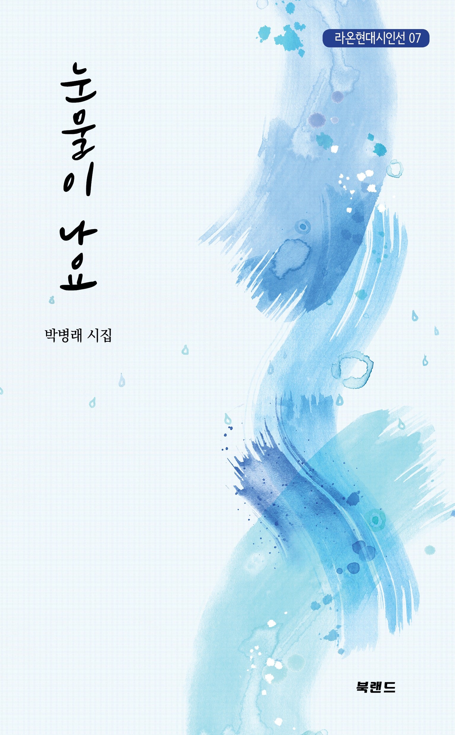 눈물이 나요(라온현대시인선 7)