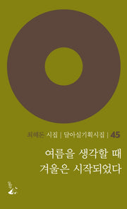 여름을 생각할 때 겨울은 시작되었다(달아실기획시집 45)