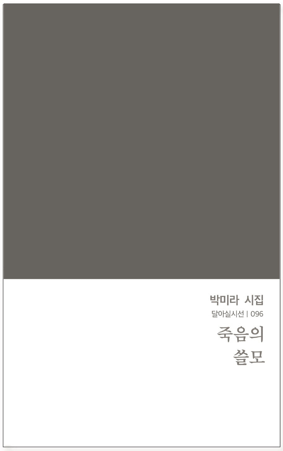 죽음의 쓸모(달아실시선 96)