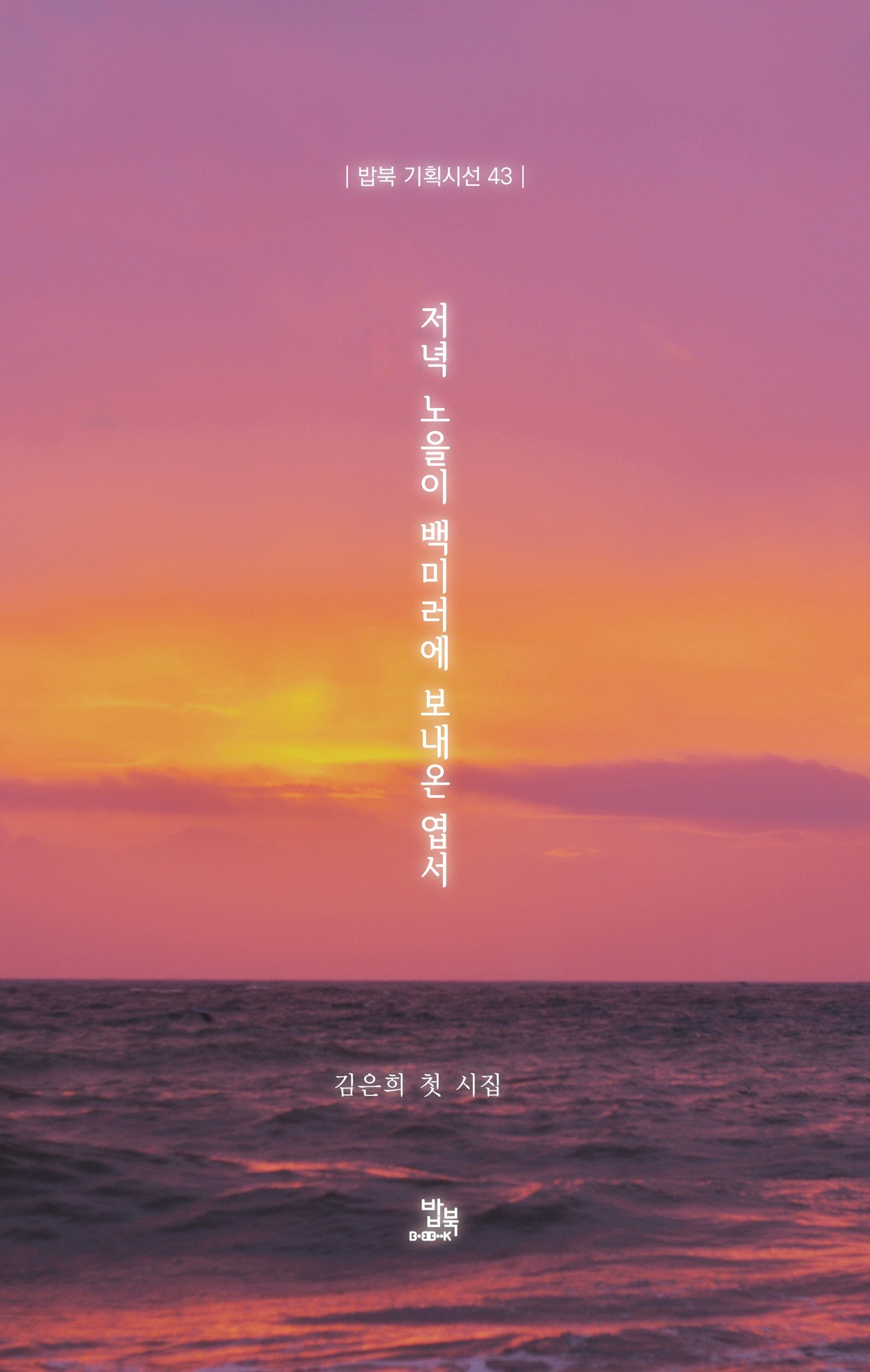 저녁 노을이 백미러에 보내온 엽서(밥북 기획시선 43)