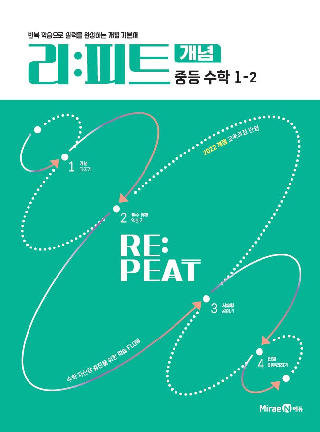 리피트 개념 중등 수학 1-2(2026)(리피트 개념 중등 수학)