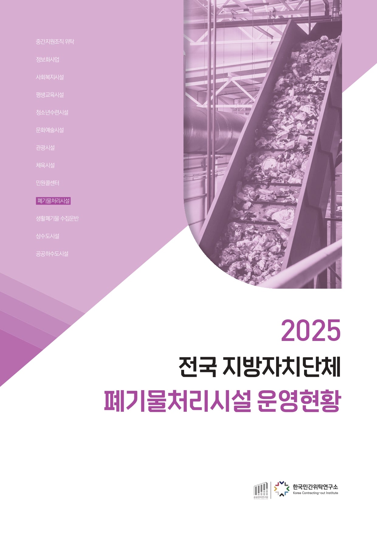2025 전국 지방자치단체 폐기물처리시설 운영현황