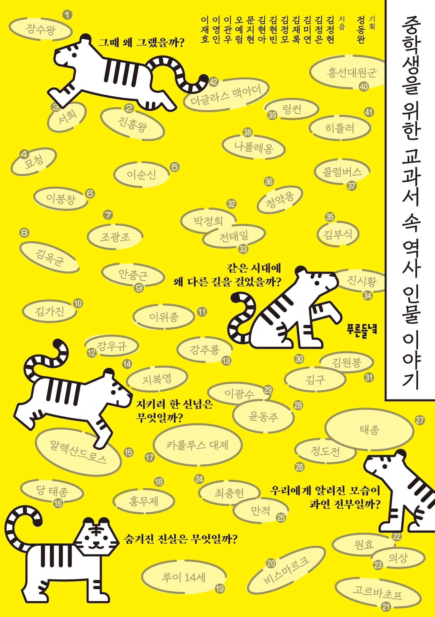중학생을 위한 교과서 속 역사 인물 이야기