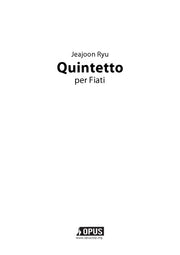 Quintetto: per Fiati(개정판 2판)