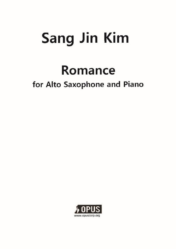 Romance for Alto Saxophone and Piano