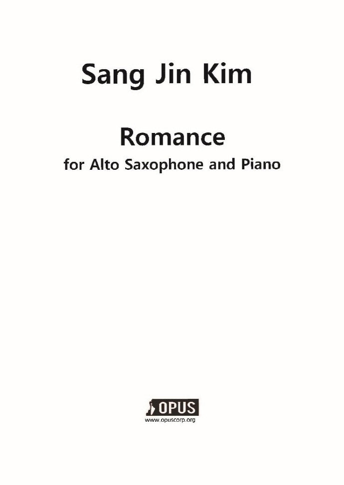 Romance for Alto Saxophone and Piano