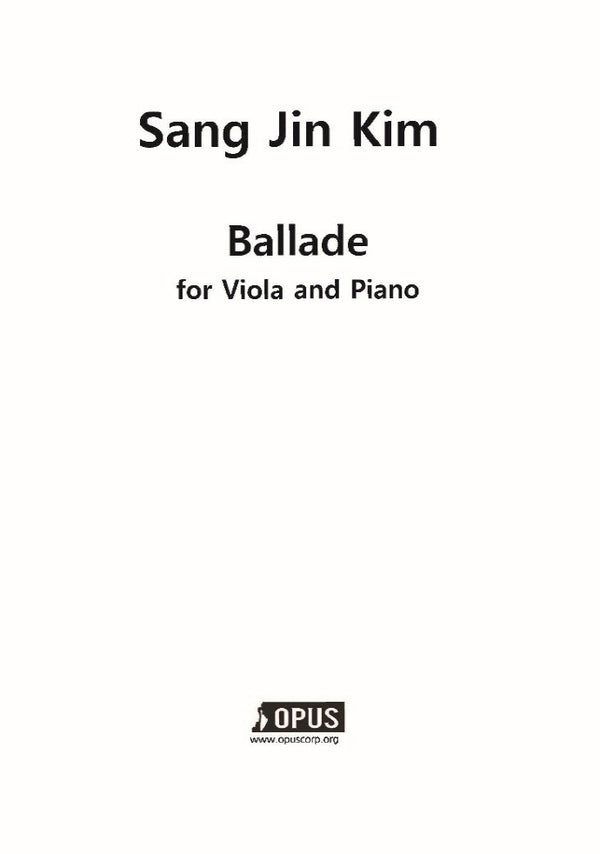 Ballad for Viola and Piano