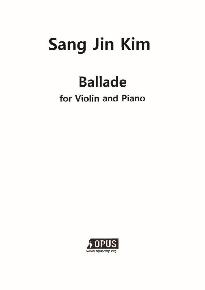 Ballad for Violin and Piano