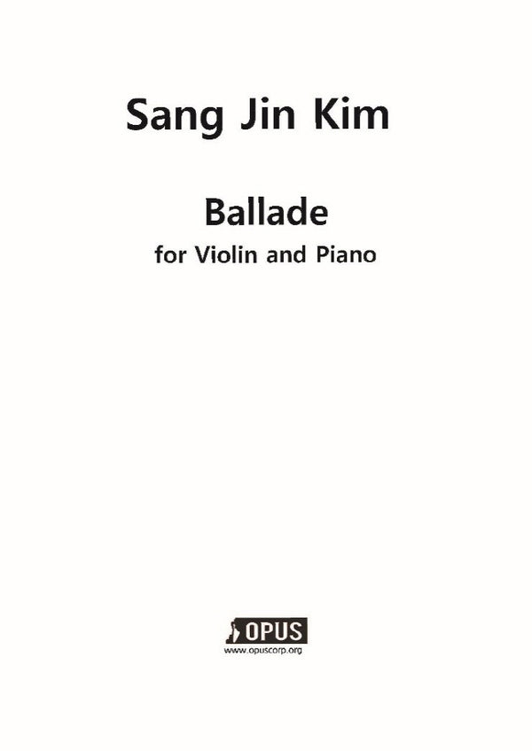 Ballad for Violin and Piano