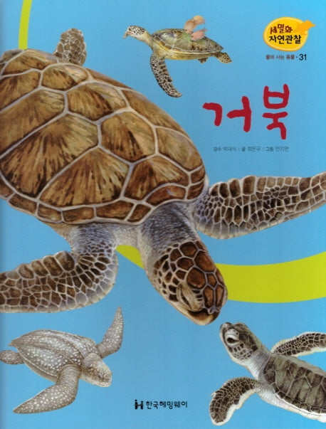 물에 사는 동물 31: 거북(세밀화 자연관찰)