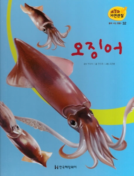 물에 사는 동물 32: 오징어(세밀화 자연관찰)