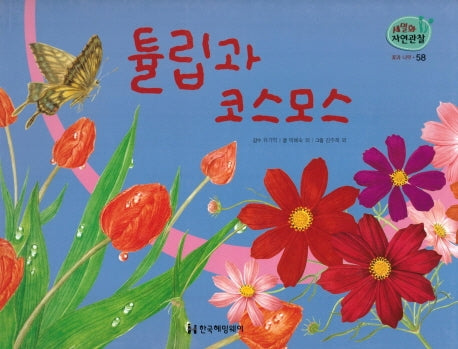 꽃과 나무 58: 튤립과 코스모스(세밀화 자연관찰)
