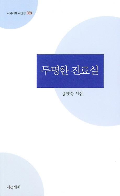 투명한 진료실(시와세계 시인선 38)