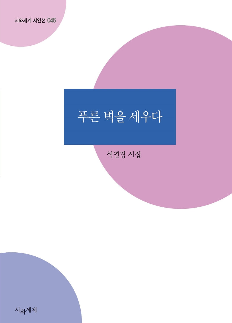 푸른 벽을 세우다(시와세계 시인선 46)
