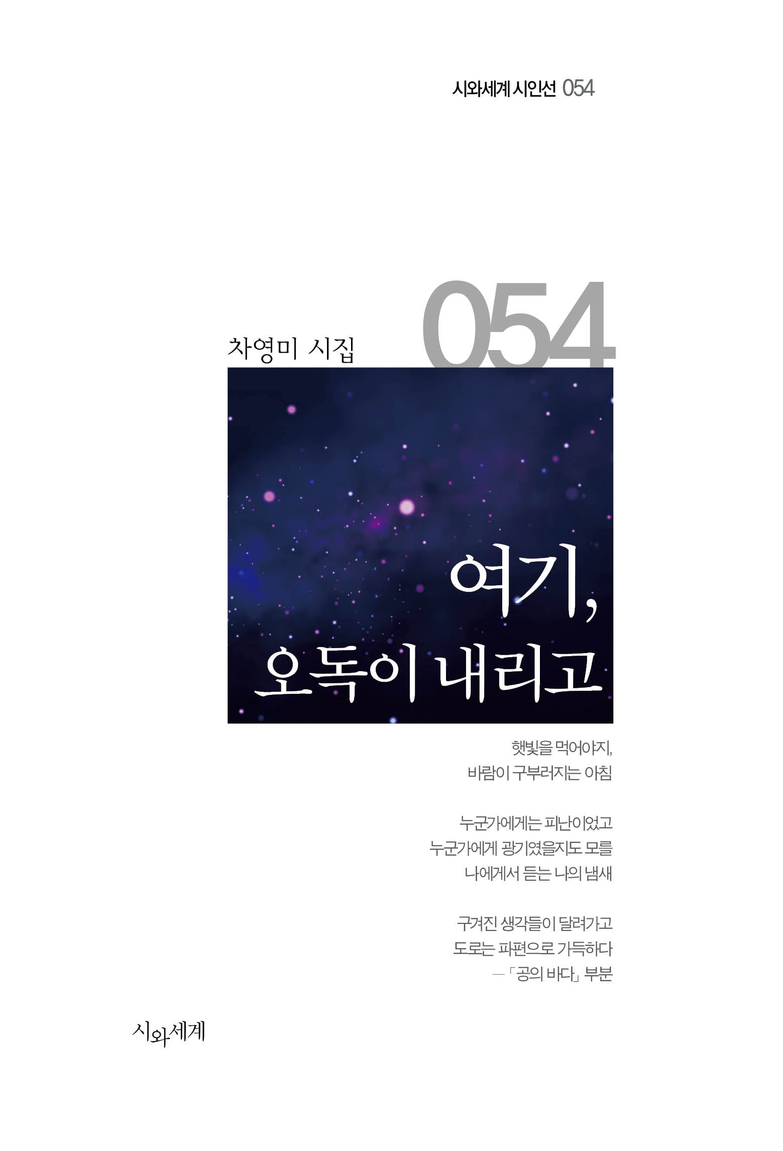 여기, 오독이 내리고(시와세계 시인선 54)(양장본 Hardcover)