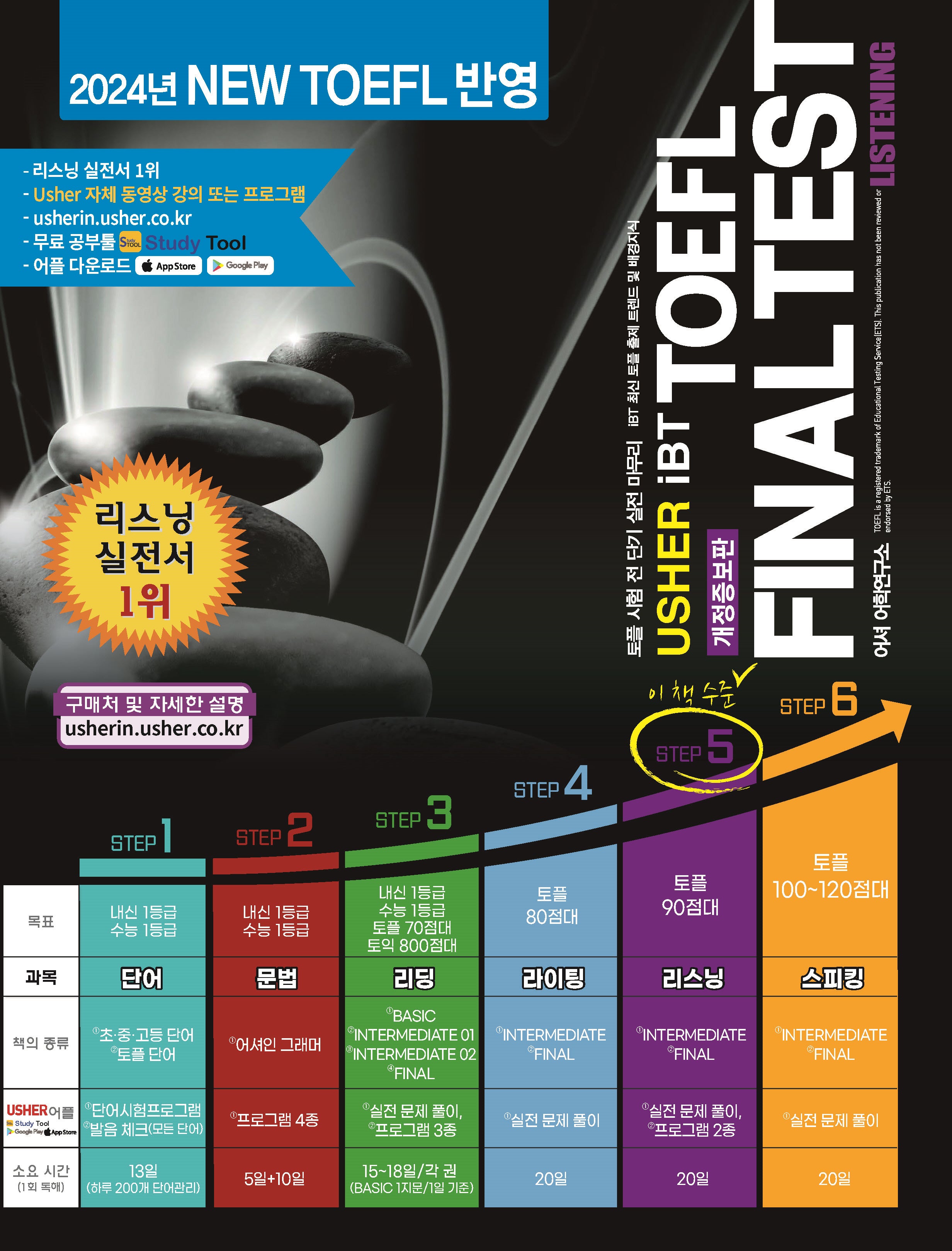 TOEFL Final Test Listening(어셔 iBT 토플 파이널 테스트 리스닝)(Usher iBT)(개정증보판)