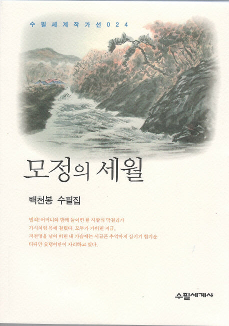 모정의 세월(수필세계 작가선 24)