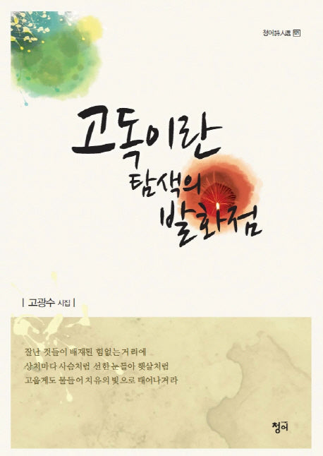 고독이란 탐색의 발화점(청어시인선 121)