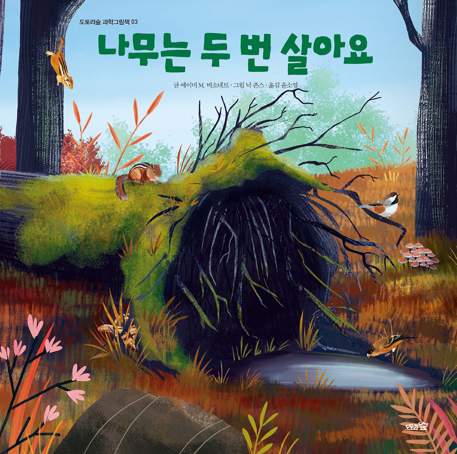나무는 두 번 살아요(도토리숲 과학 그림책 3)(양장본 Hardcover)