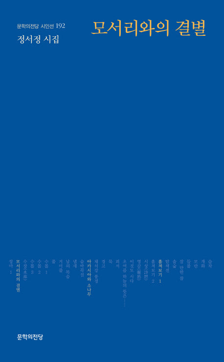 모서리와의 결별(문학의전당 시인선 192)