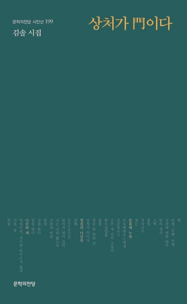 상처가 문이다(문학의전당 시인선 199)