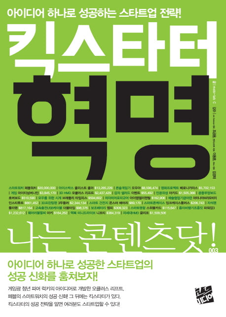 킥스타터 혁명(나는 콘텐츠닷! 3)
