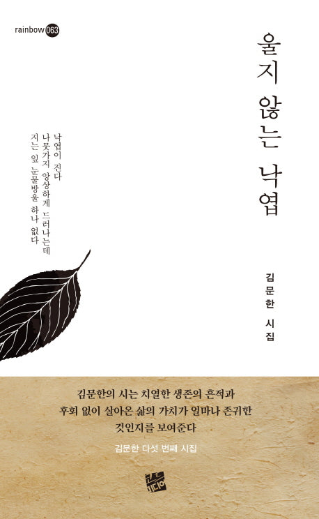 울지 않은 낙엽(rainbow 63)