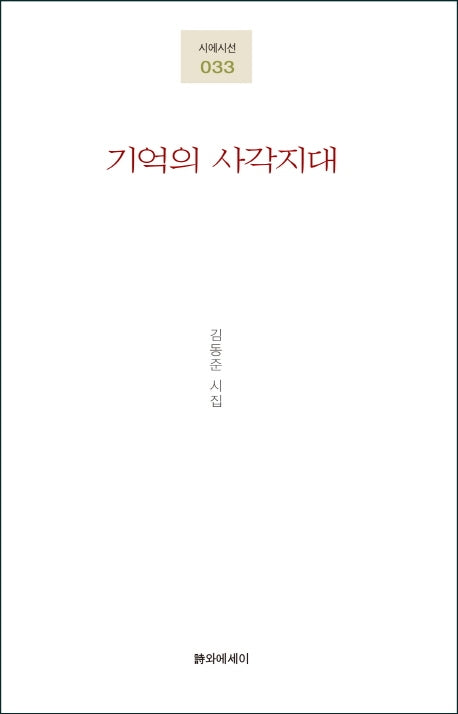 기억의 사각지대(시에시선 33)