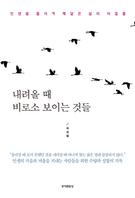 내려올 때 비로소 보이는 것들(반양장)