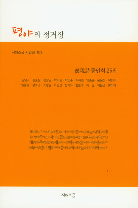 평야의 정거장(시와소금 시인선 79)