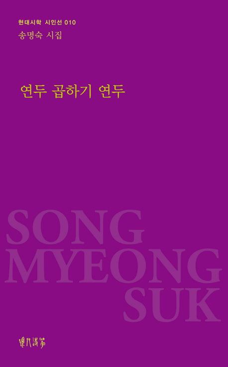 연두 곱하기 연두(현대시학 시인선 10)
