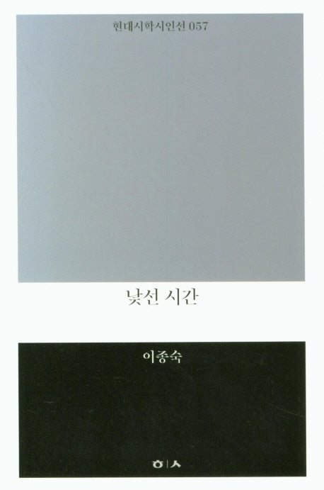 낯선 시간(현대시학시인선 57)