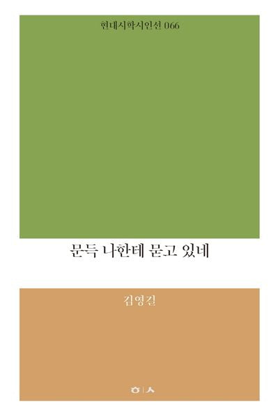 문득 나한테 묻고 있네(현대시학시인선 66)