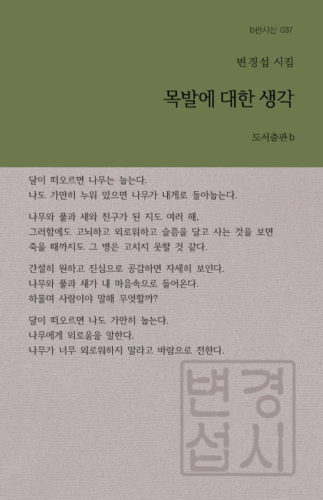 목발에 대한 생각(b판시선 037)