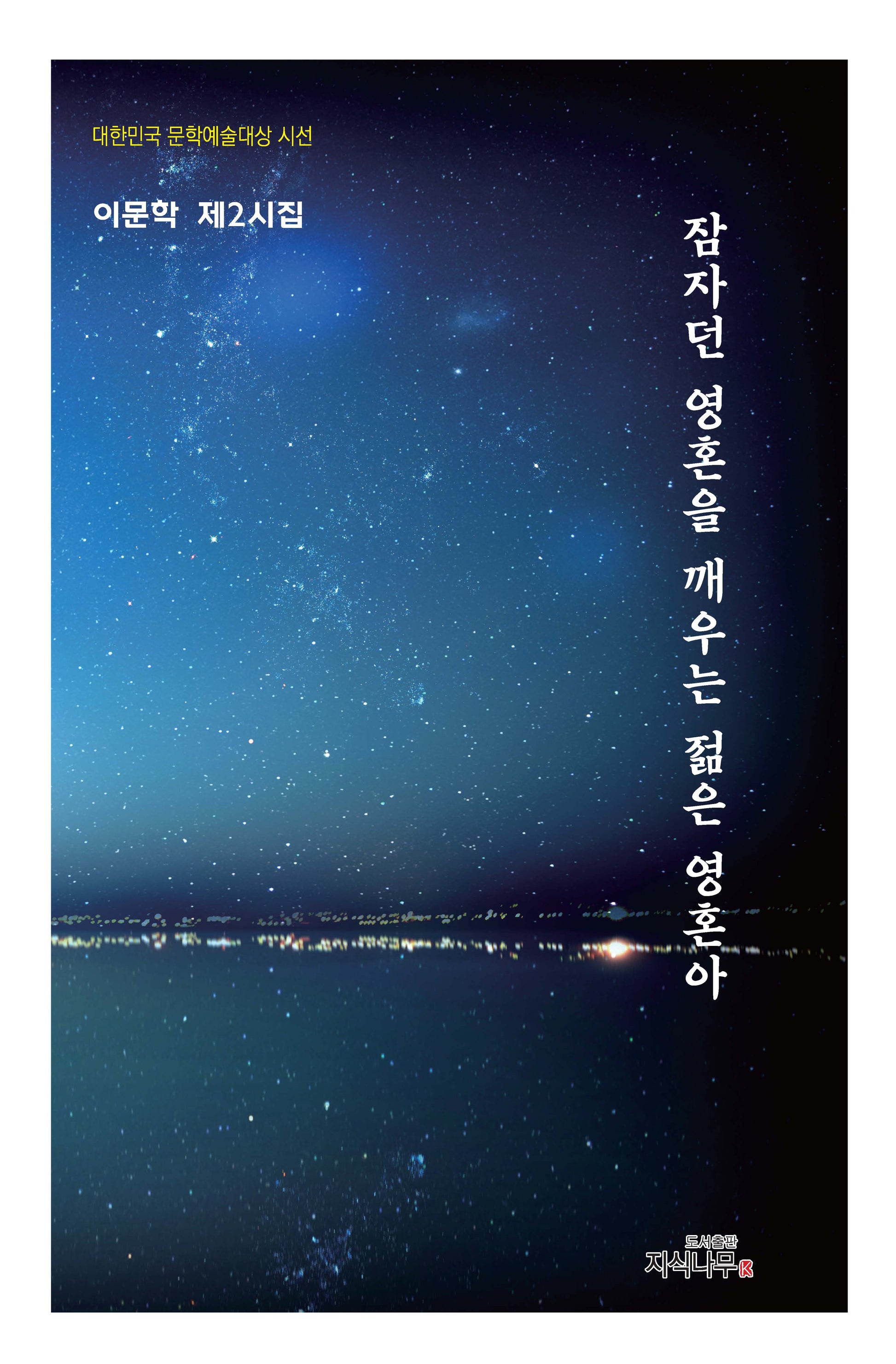 잠자던 영혼을 깨우는 젊은 영혼아(대한민국 문화예술대상 시선)