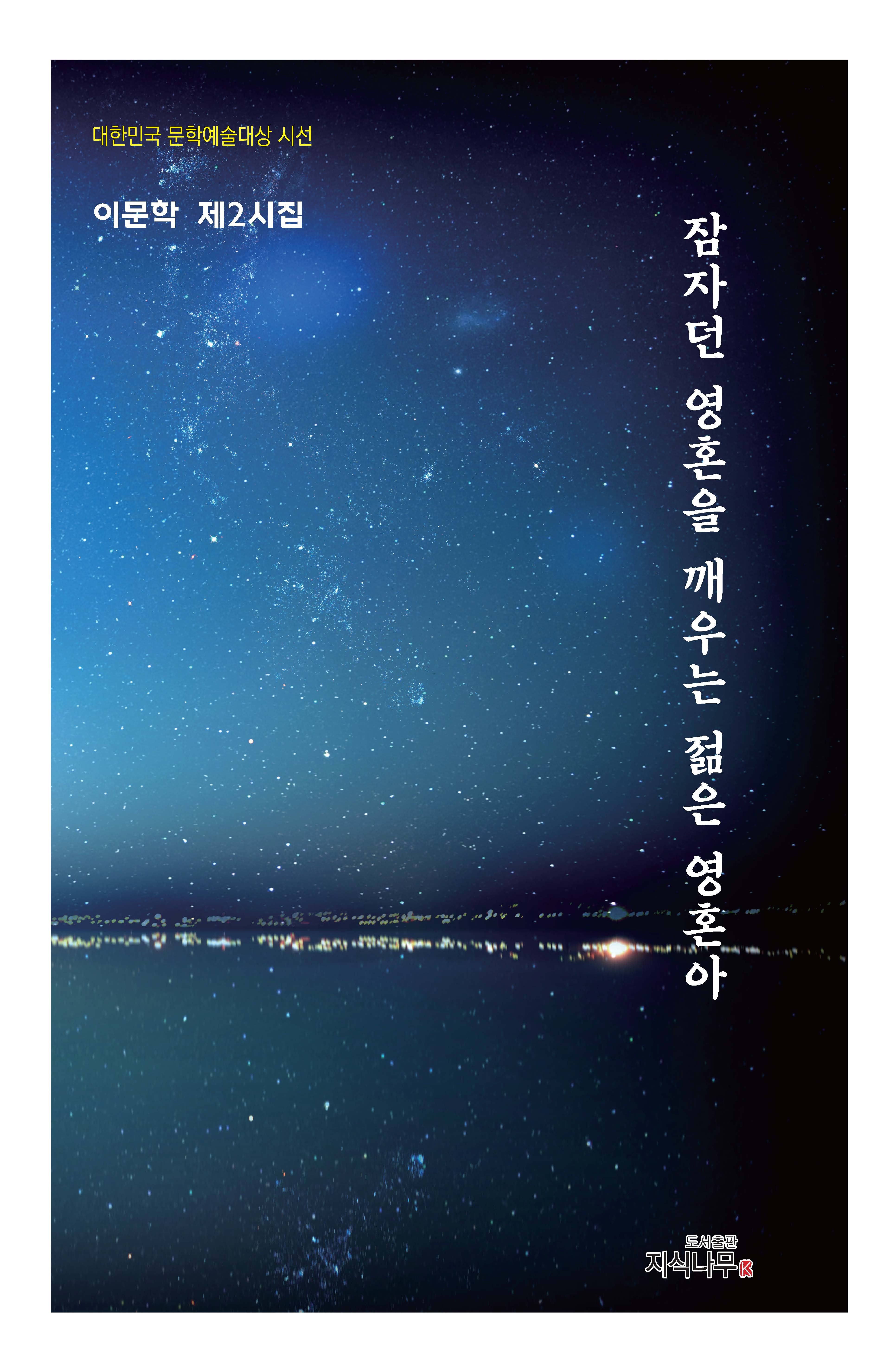 잠자던 영혼을 깨우는 젊은 영혼아(대한민국 문화예술대상 시선)