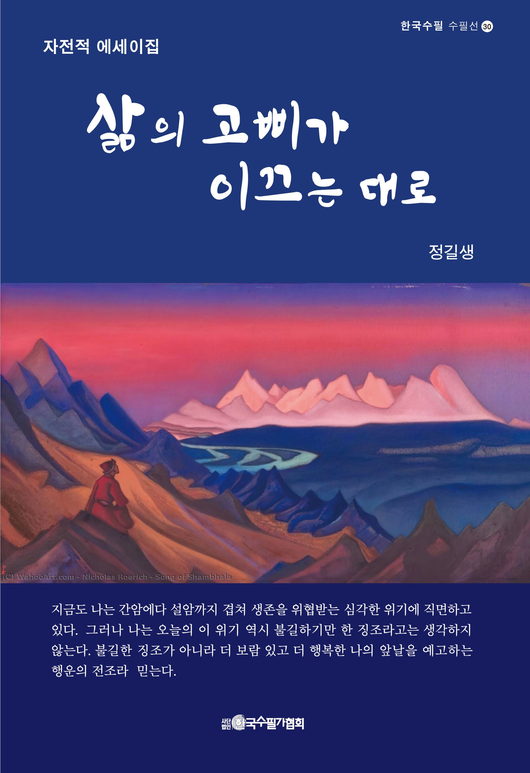 삶의 고삐가 이끄는 대로(한국수필 수필선 30)