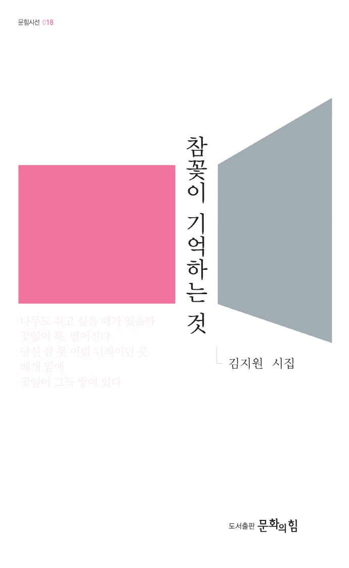 참꽃이 기억하는 것(문힘시선 18)
