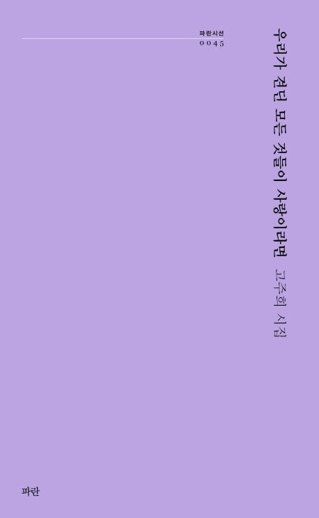 우리가 견딘 모든 것들이 사랑이라면(파란시선 45)