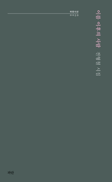 이름 이후의 사람(파란시선 59)