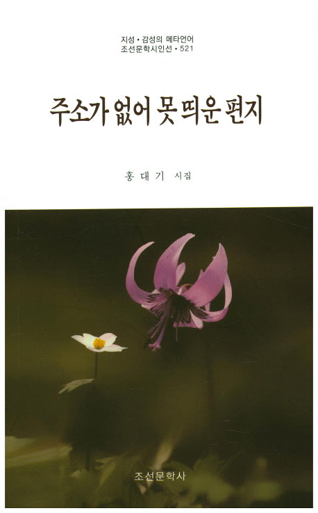 주소가 없어 못 띄운 편지(조선문학시인선 521)